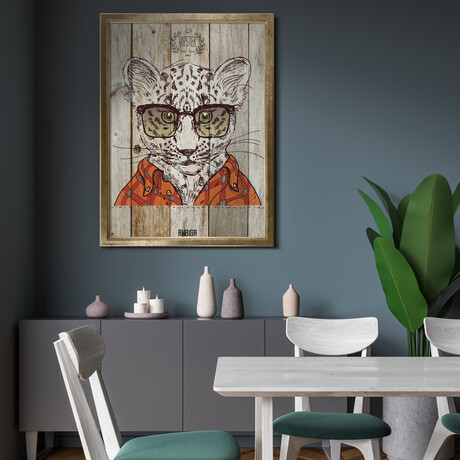 Little Tiger (19.6”H x 13.7”W x 0.5”D)