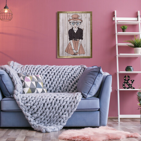 Cat Mom (19.6”H x 13.7”W x 0.5”D)