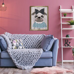 Baby Pug (19.6”H x 13.7”W x 0.5”D)