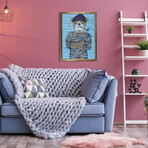 Bulldog Stripe (19.6”H x 13.7”W x 0.5”D)