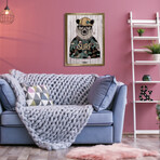 Surf Bear (19.6”H x 13.7”W x 0.5”D)