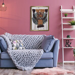 Champion Tiger (19.6”H x 13.7”W x 0.5”D)