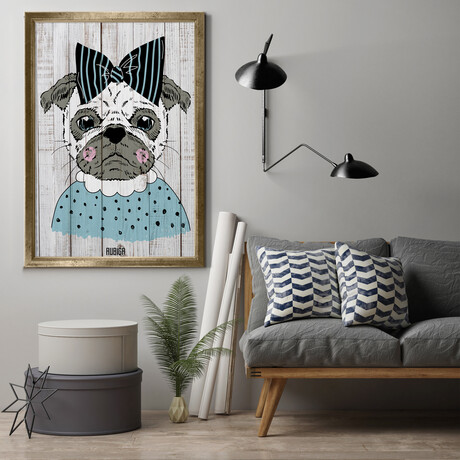 Baby Pug (19.6”H x 13.7”W x 0.5”D)