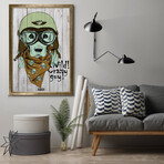 Crazy Golden (19.6”H x 13.7”W x 0.5”D)