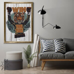 Champion Tiger (19.6”H x 13.7”W x 0.5”D)