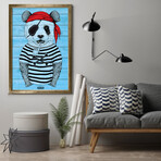 Pirate Panda (19.6”H x 13.7”W x 0.5”D)