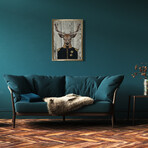 Deer the General (19.6”H x 13.7”W x 0.5”D)