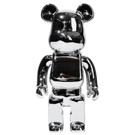 ArtZ® // Bear Sculpture // Silver