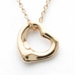 Tiffany & Co. // 18k Rose Gold Open Heart Necklace // 15.94" // Store Display