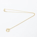 Tiffany & Co. // 18k Rose Gold Atlas Pierced Necklace With Diamond // 15.94" // Store Display