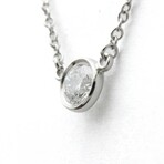 Tiffany & Co. // Platinum Diamonds By The Yard Diamond Necklace // 15.94" // Store Display