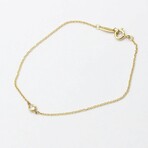 Tiffany & Co. // 18k Yellow Gold Diamonds By The Yard Diamond Charm Bracelet // 6.29" // Store Display