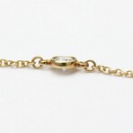 Tiffany & Co. // 18k Yellow Gold Diamonds By The Yard Diamond Charm Bracelet // 6.29" // Store Display