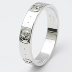 Gucci // 18k White Gold Icon Ring // Ring Size: 7 // Store Display