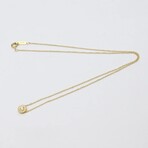 Tiffany & Co. // 18k Yellow Gold Circlet Mini Diamond Necklace // 16.14" // Store Display