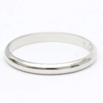 Cartier // Patinum 1895 Wedding Ring // Ring Size: 8.25 // Store Display