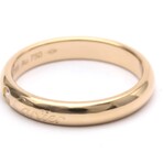 Cartier // 18k Rose Gold C De Cartier Wedding Ring With Diamond // Ring Size: 4.75 // Store Display