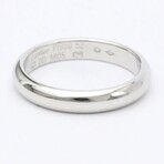 Cartier // Platinum 1895 Wedding Ring // Ring Size: 6 // Store Display
