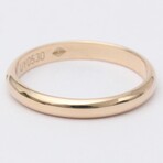 Cartier // 18k Rose Gold Wedding Band Ring Diamond // Ring Size: 4.75 // Store Display