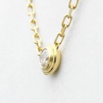 Cartier // 18k Yellow Gold Diamants Légers De Cartier Diamond Necklace // 14.96"-16.14" // Store Display