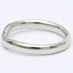 Tiffany & Co. // Platinum Curved Band Ring // Ring Size: 6.5 // Store Display
