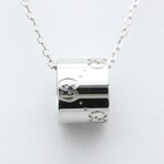 Gucci // 18k White Gold G Icon Necklace // 14.96"-15.74" // Store Display