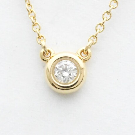 Tiffany & Co. // 18k Yellow Gold Diamonds By The Yard Diamond Necklace // 14.56" // Store Display