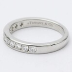 Tiffany & Co. // Platinum Diamonds Ring // Ring Size: 5.5 // Store Display