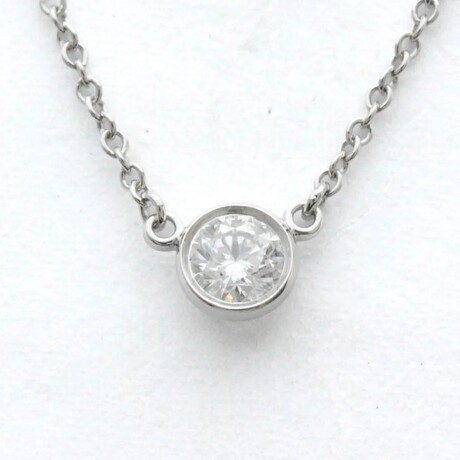 Tiffany & Co. // Platinum Diamonds By The Yard Diamond Necklace // 15.94" // Store Display