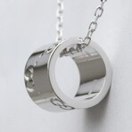 Gucci // 18k White Gold G Icon Necklace // 14.96"-15.74" // Store Display