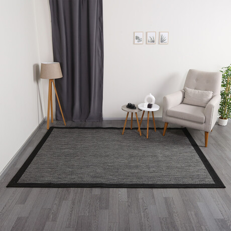 Jute Sisal Rug // Smoked Black (2.9' x 4.9')