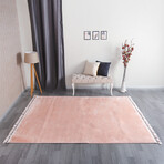 Plush Tassel Rug // Powder (3.9' x 10.9')