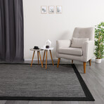Jute Sisal Rug // Smoked Black (2.9' x 4.9')