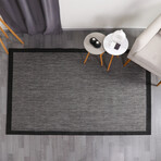 Jute Sisal Rug // Smoked Black (2.9' x 4.9')