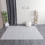 Chenille Woven Rug // Gray (2.5' x 4.9')