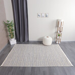 Chenille Woven Rug // Beige (2.5' x 4.9')