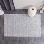 Chenille Woven Rug // Gray (2.5' x 4.9')