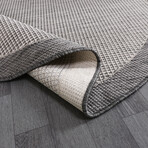 Jute Sisal Round Rug // Gray (3.9' x 3.9')