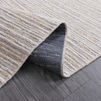 Chenille Woven Rug // Cream (2.5' x 4.9')