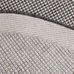 Jute Sisal Round Rug // Gray (3.9' x 3.9')