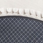 Round Tassel Rug // White (3.9' x 3.9')