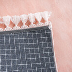 Plush Tassel Rug // Powder (3.9' x 10.9')