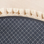 Round Tassel Rug // Cream (3.9' x 3.9')