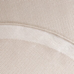 Jute Sisal Round Rug // Beige (3.9' x 3.9')