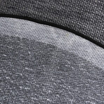 Jute Sisal Round Rug // Smoked Black (3.9' x 3.9')