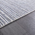 Chenille Woven Rug // Blue (2.5' x 4.9')