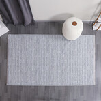 Chenille Woven Rug // Blue (2.5' x 4.9')