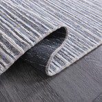 Chenille Woven Rug // Blue (2.5' x 4.9')