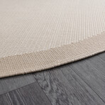 Jute Sisal Round Rug // Beige (3.9' x 3.9')
