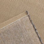 Jute Sisal Rug // Beige + Coffee (2.9' x 4.9')